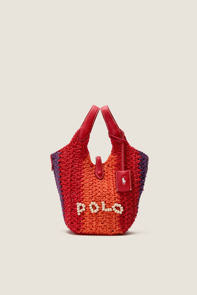 Cherry Multi Polo Crochet Cord Crossbody