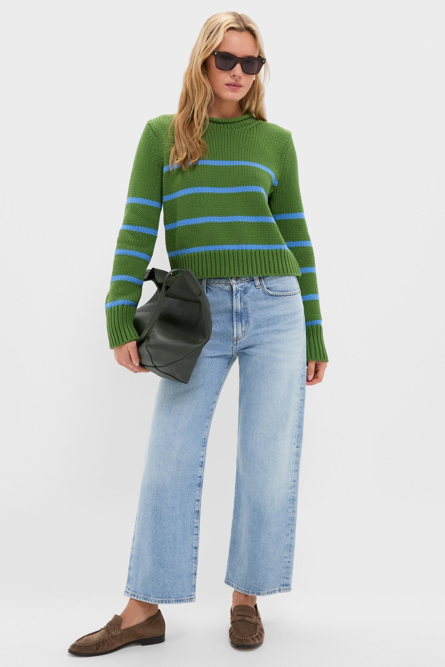 Cactus and Sky Mini Marina Sweater