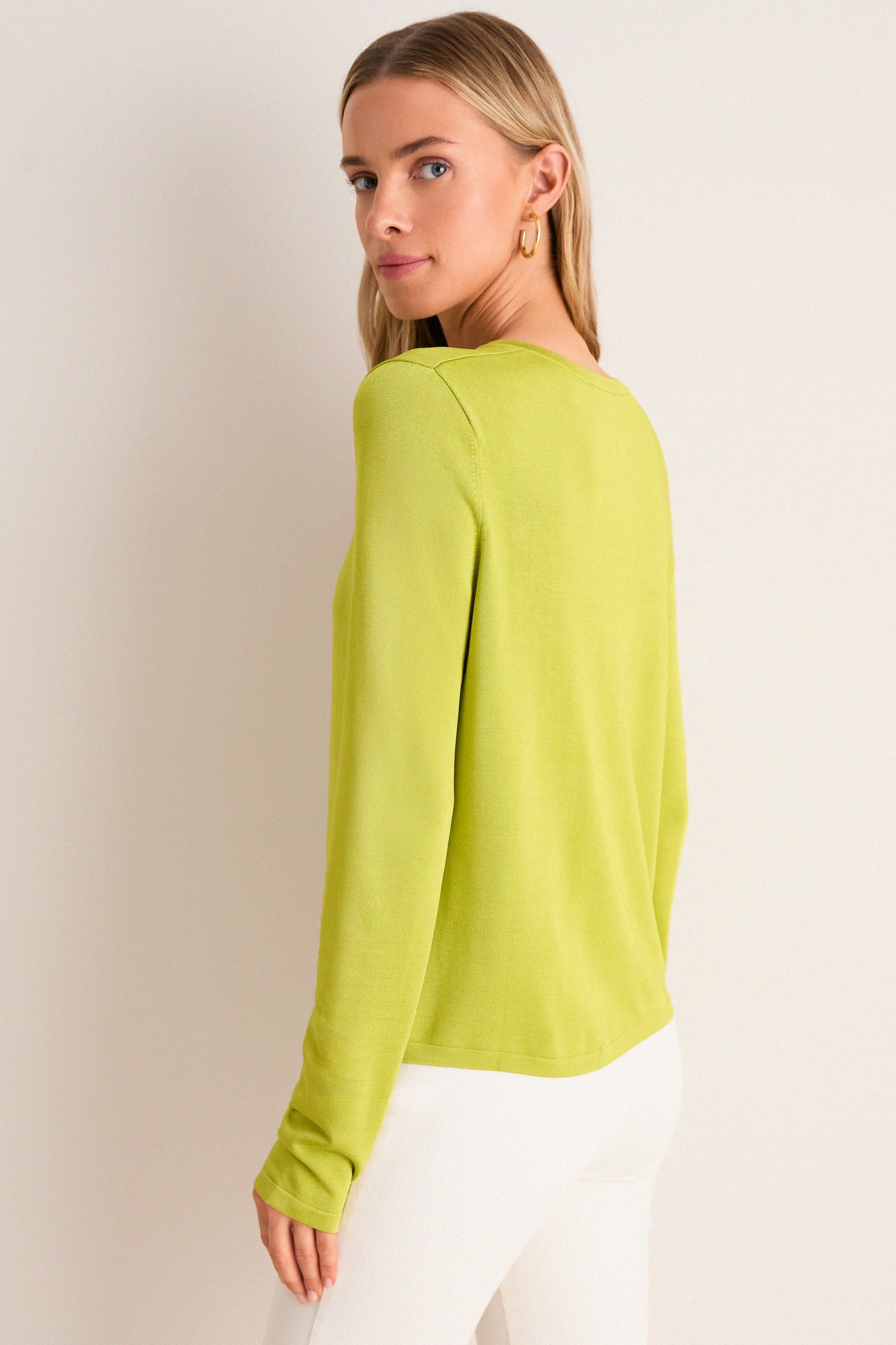 Chartreuse Rae Cardigan