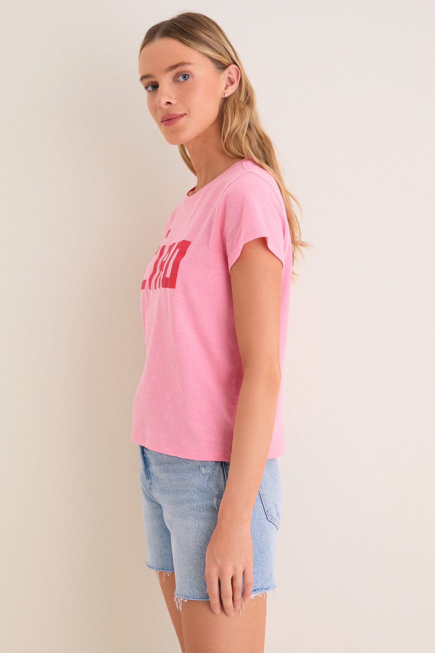 Bright Poppy and Petal Ciao Classic Tee