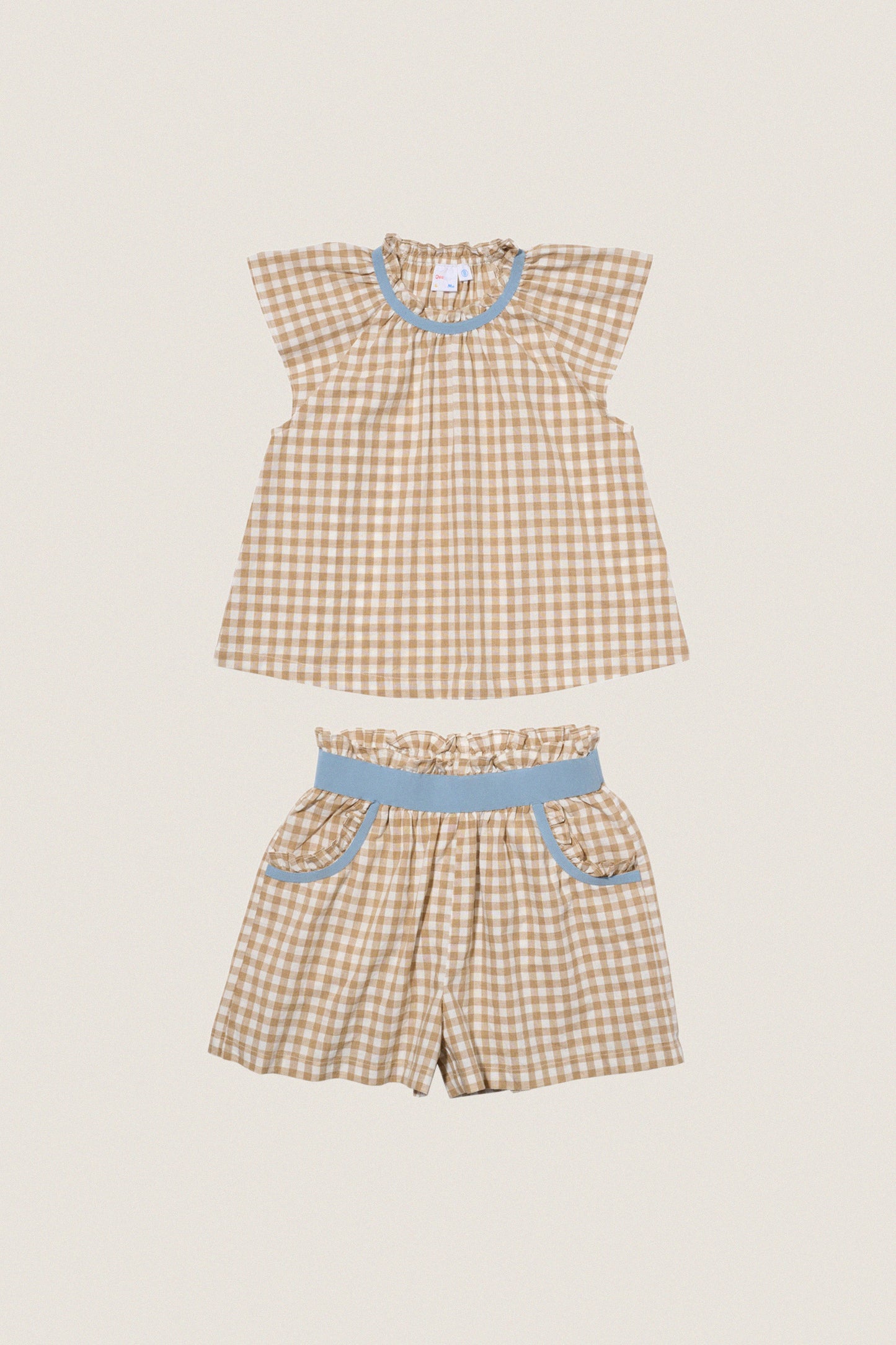 Camel Check Cecil Short Set