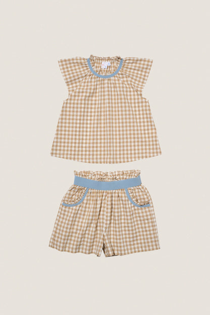 Camel Check Cecil Short Set