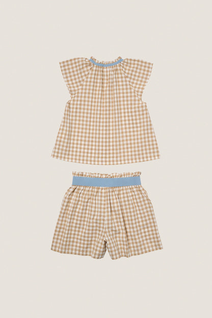 Camel Check Cecil Short Set
