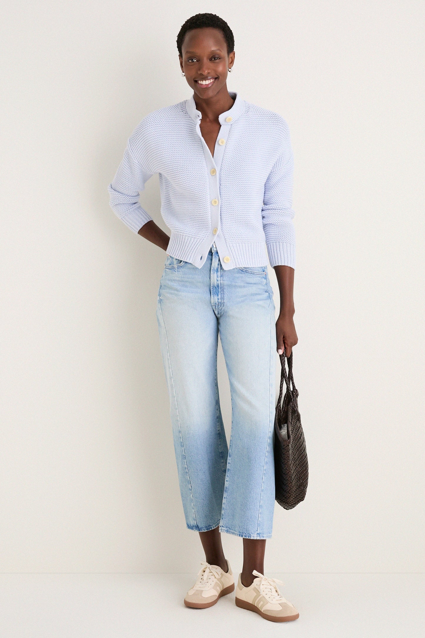 Calm Blue Nico Chunky Cardigan