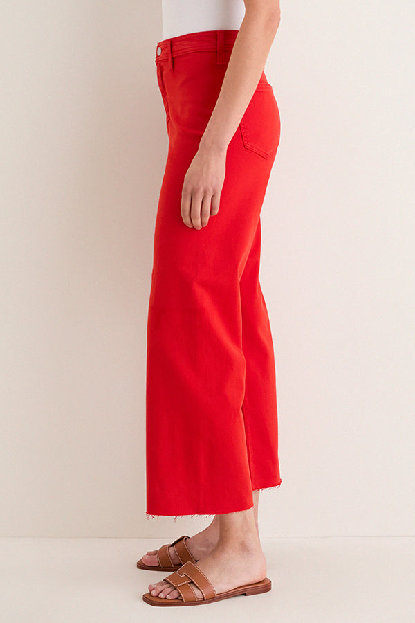Chili High Rise Wide Leg Penny Crop