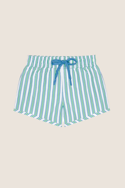 Boys Ticking Stripe Boardie