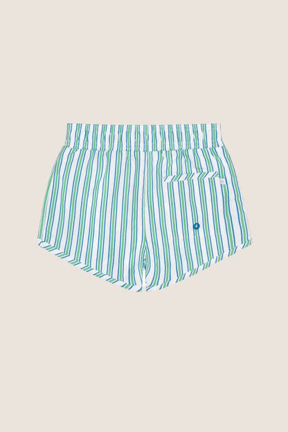 Boys Ticking Stripe Boardie