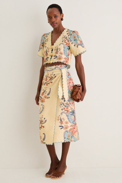 Boho Beauty Butter Midi Skirt