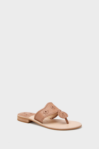 Cafe Au Lait Jacks Flat Sandals