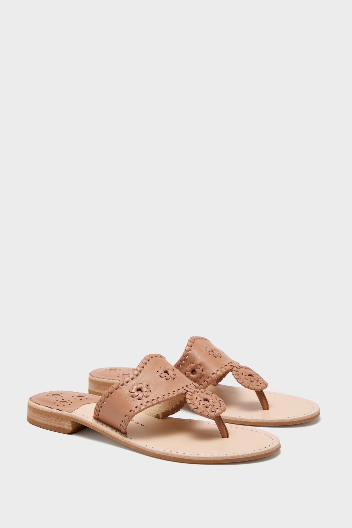 Cafe Au Lait Jacks Flat Sandals