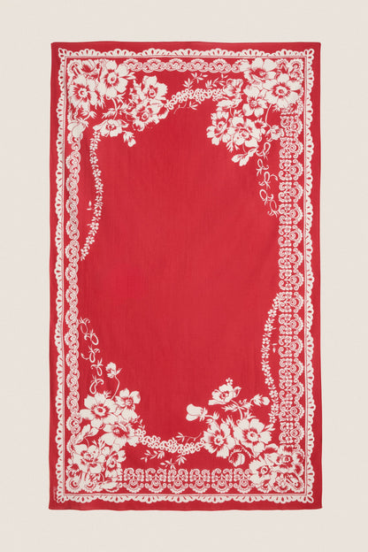 Cherry Poolside Punch Cotton Pareo
