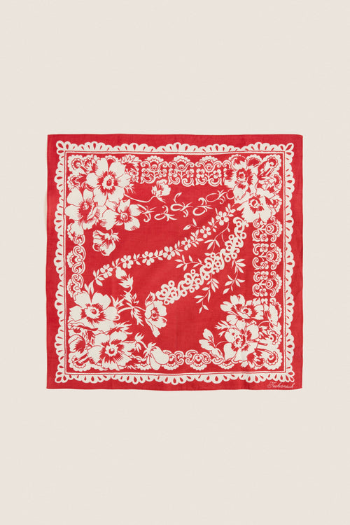 Cherry Tropical Punch Cotton Scarf