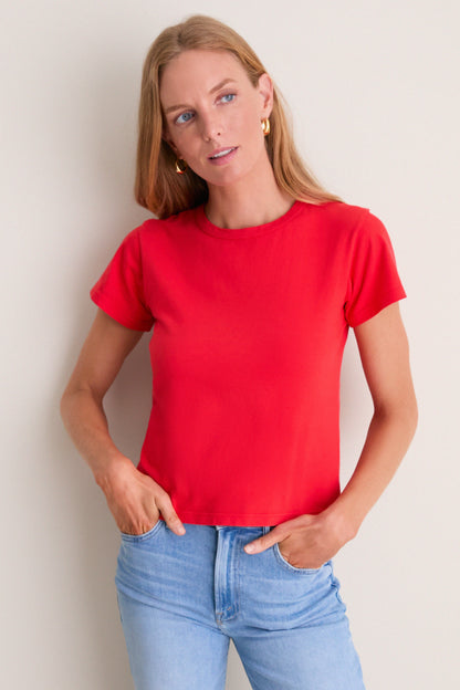 Cerise Margo Tee