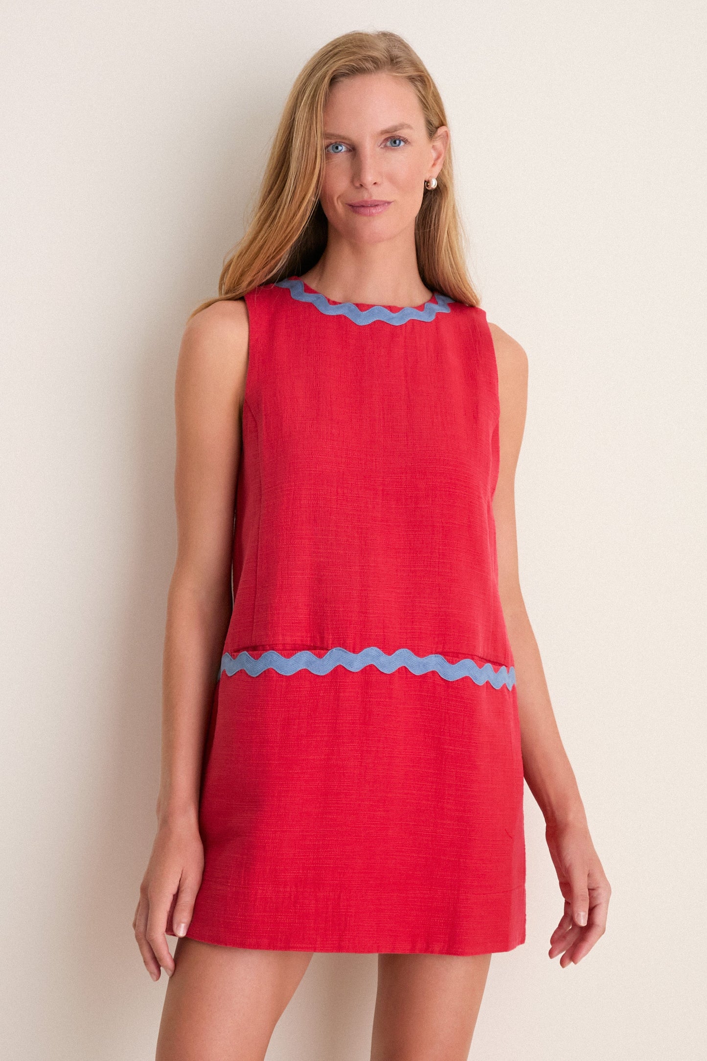 Cherry Ric Rac Corby Shift Dress
