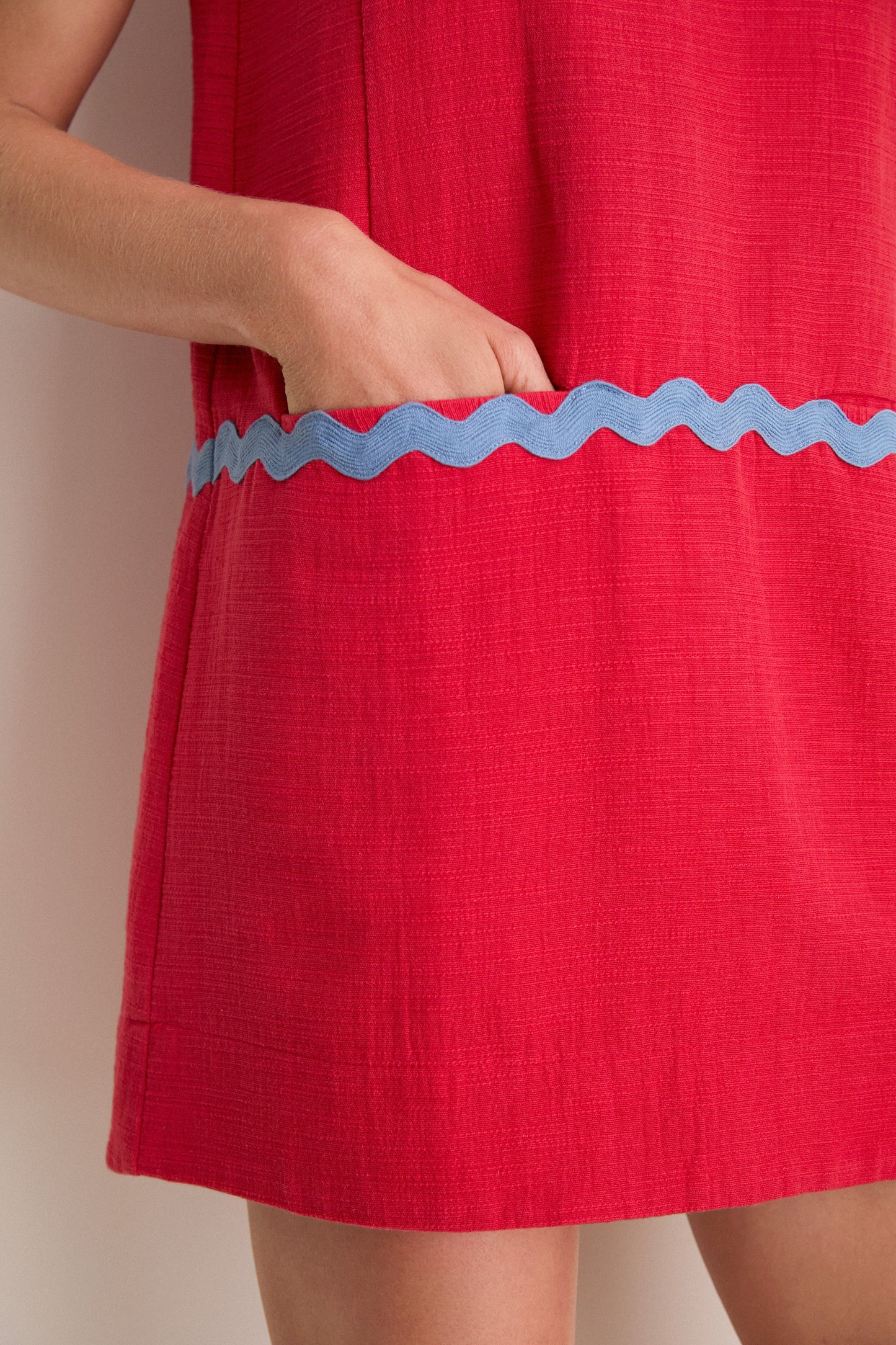 Cherry Ric Rac Corby Shift Dress