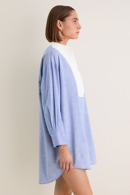 Chambray Arlington Shirt Dress