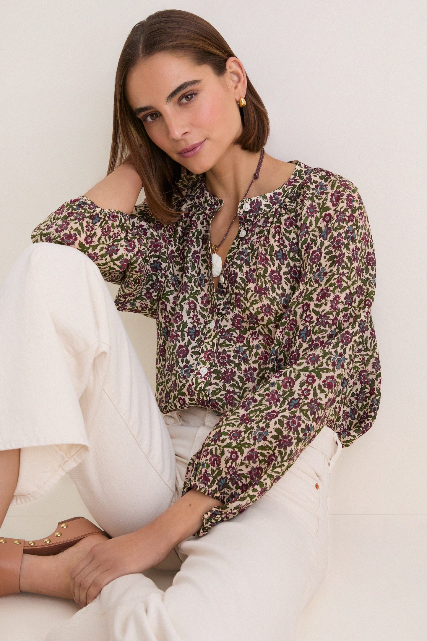 Calico Garden Sawyer Blouse