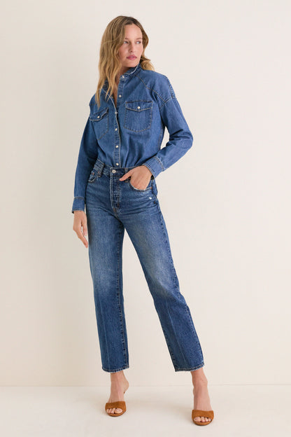 Cameo Vintage Cassie Super High Rise Straight