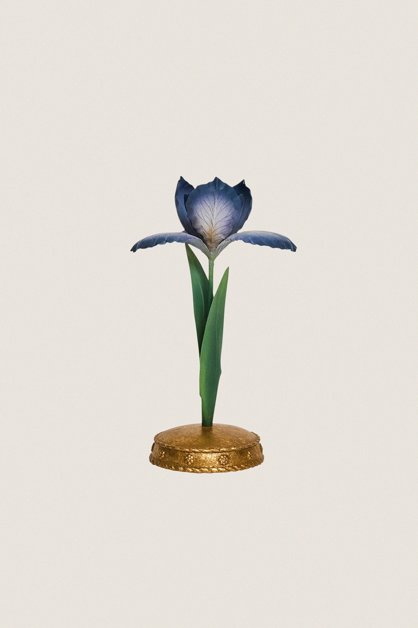 Chambray Meadow Walk Iris 9" Candlestick