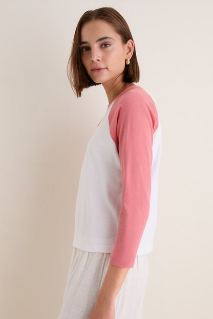 Carnation Margo Baseball Tee