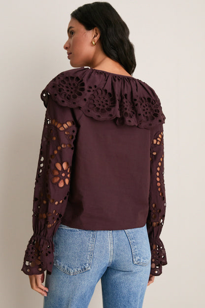 Chocolate Aislinn Blouse