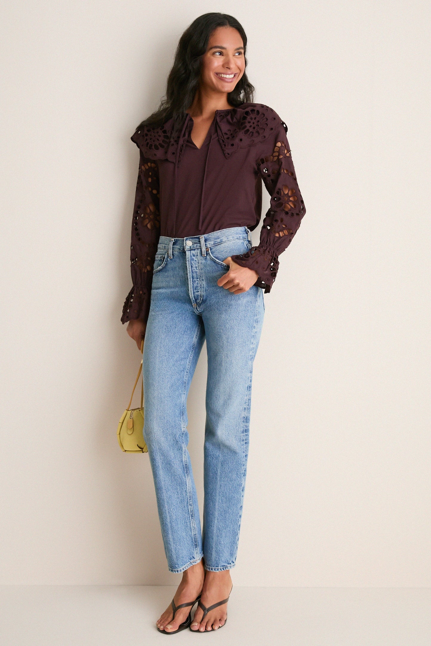 Chocolate Aislinn Blouse