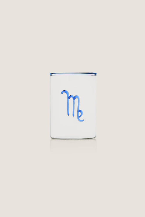 Blue Virgo Lowball Glass (Set of 2)