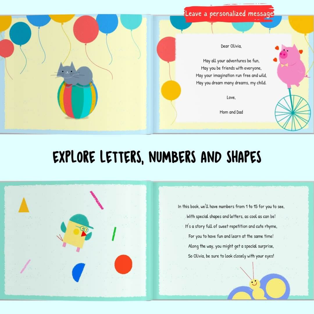 Personalized Book | Letters, Numbers and Me