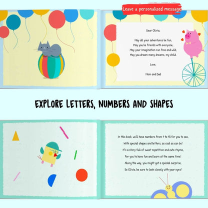 Personalized Book | Letters, Numbers and Me