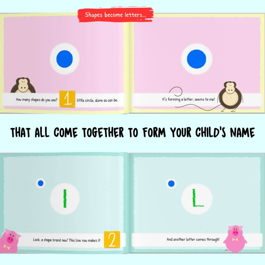 Personalized Book | Letters, Numbers and Me