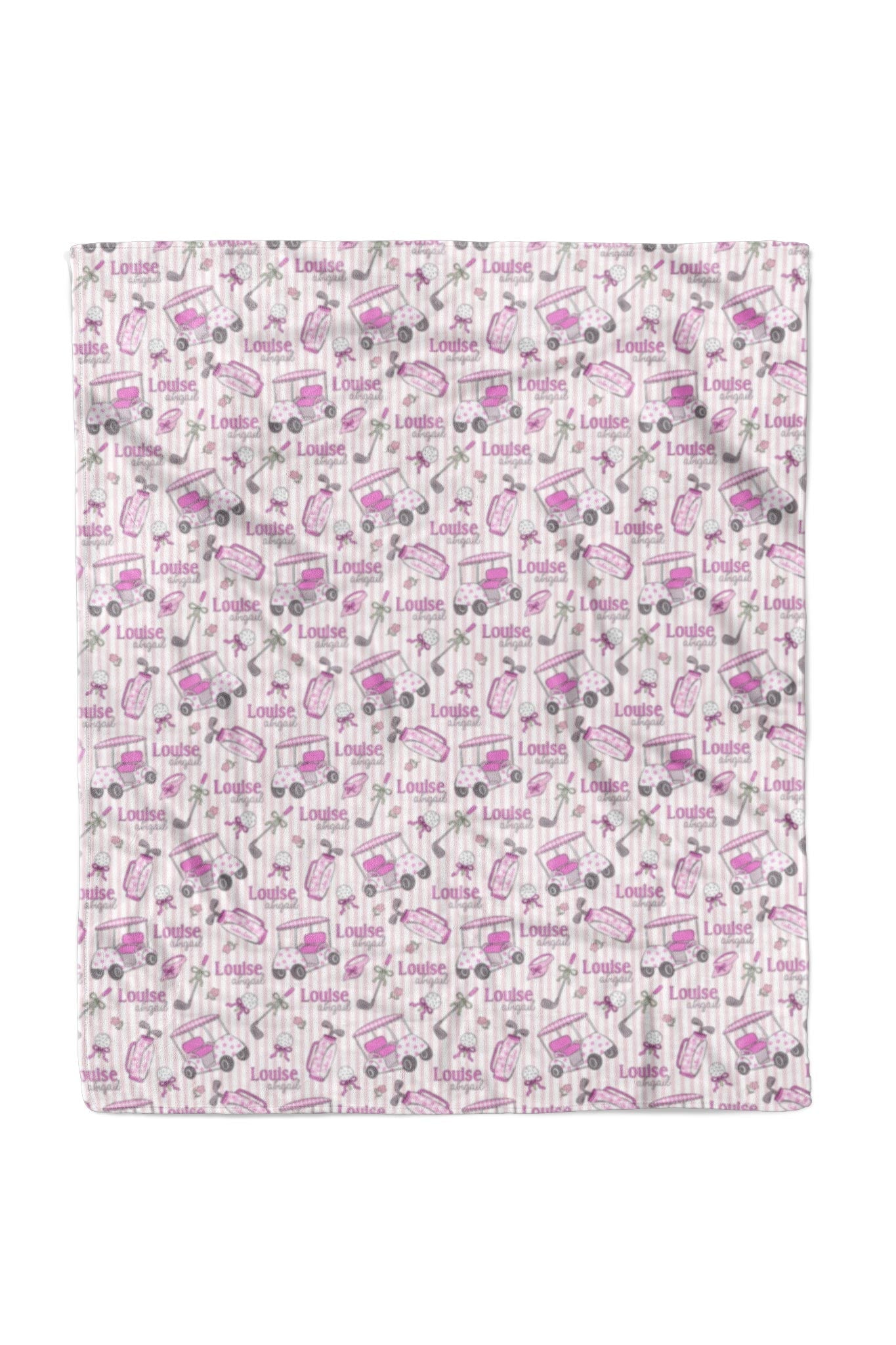 Personalized Kids Blanket | Caddie Crew Pink