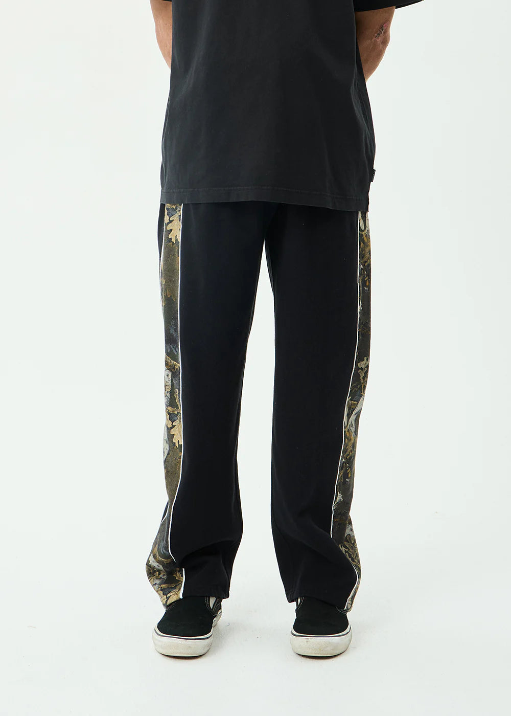 AFENDS Mens Find Me - Track Pant - Black