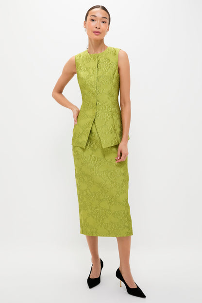 Brocade Metallic Duke Top