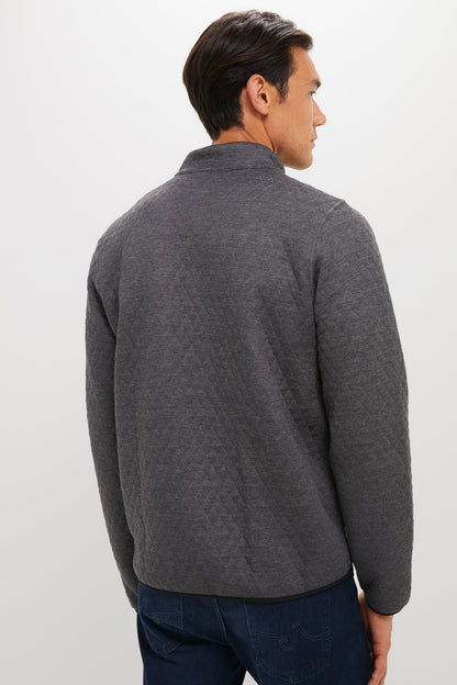 Charcoal Heather Gray Corbet Reversible Pullover