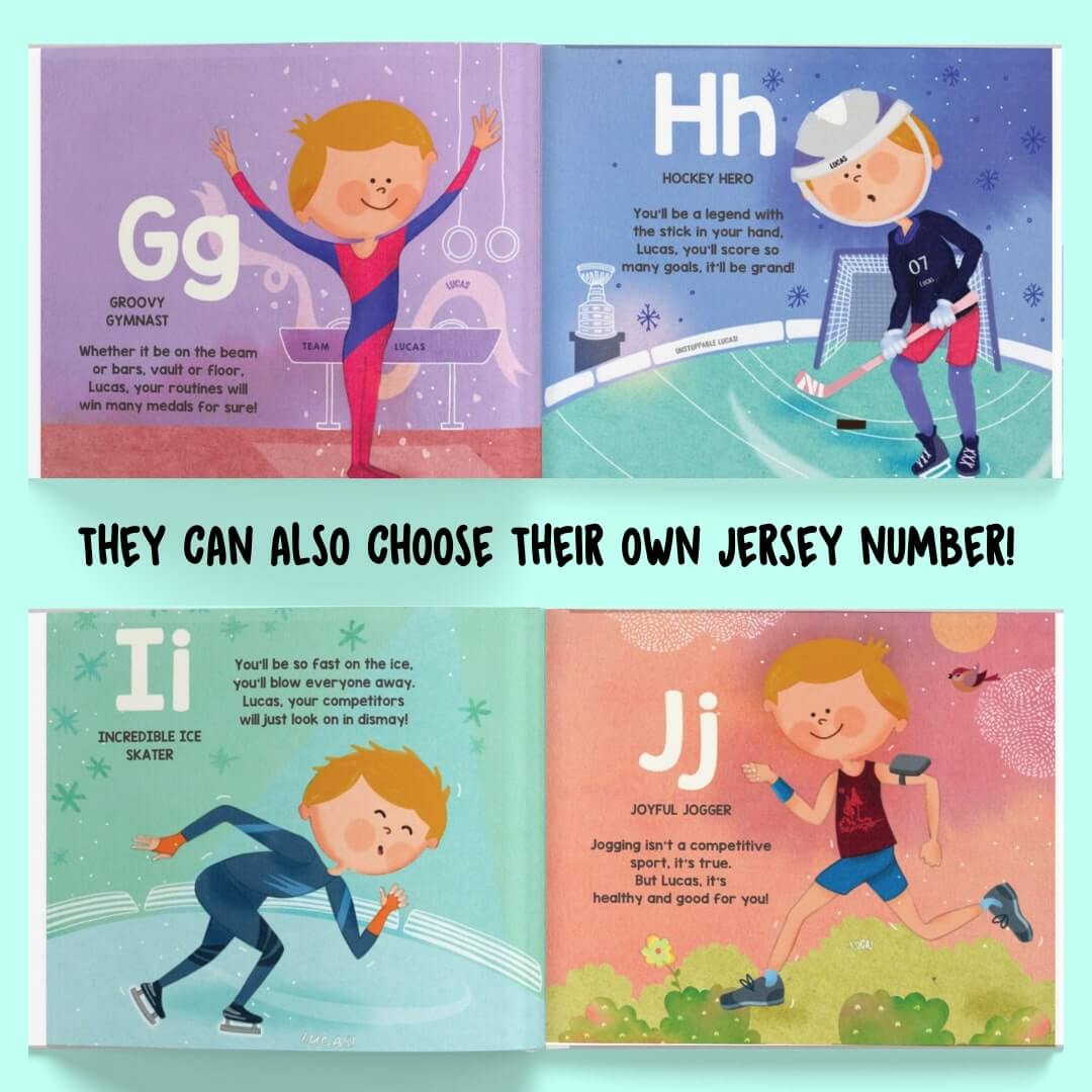 Personalized Book | What Will I Be? An ABC Sports Story