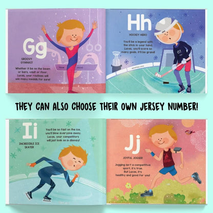 Personalized Book | What Will I Be? An ABC Sports Story