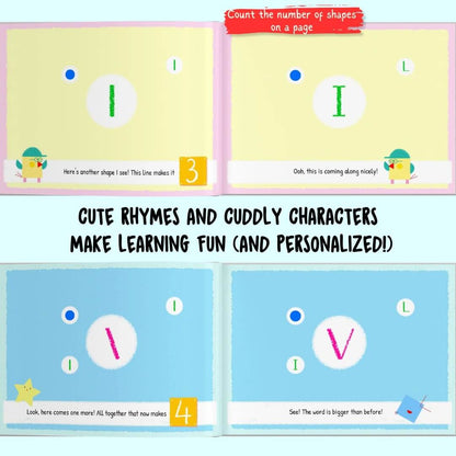 Personalized Book | Letters, Numbers and Me
