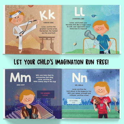 Personalized Book | What Will I Be? An ABC Sports Story
