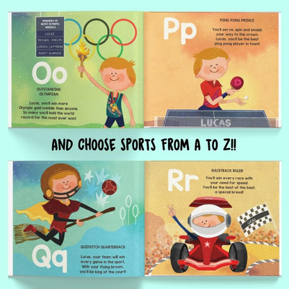 Personalized Book | What Will I Be? An ABC Sports Story