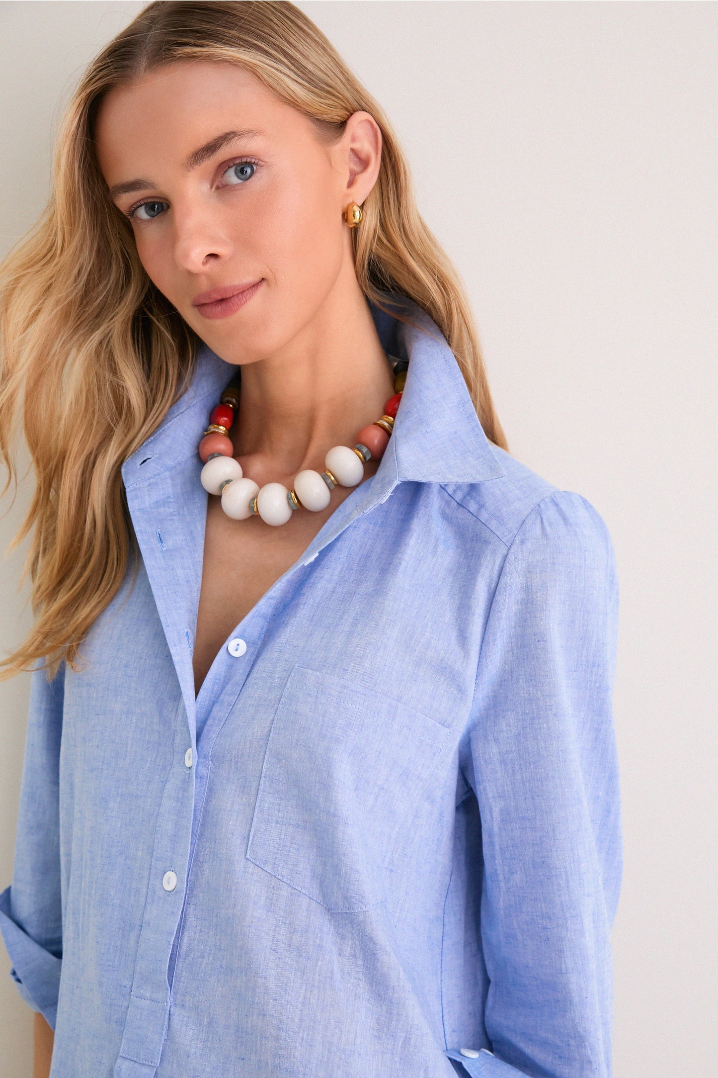 Chambray Callahan Shirt Dress