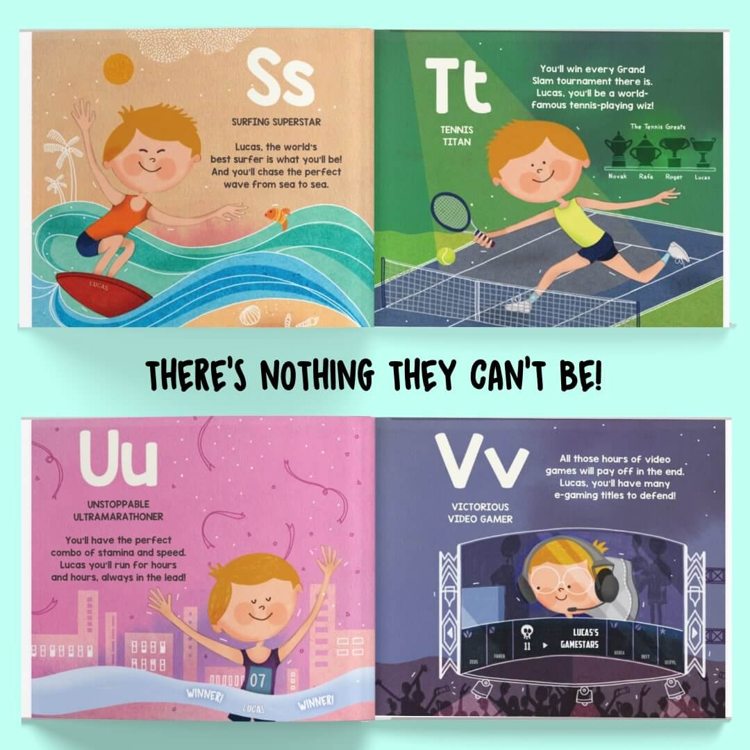 Personalized Book | What Will I Be? An ABC Sports Story