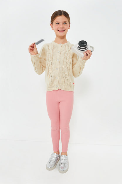 Brandied Apricot Organic Rib Leggings