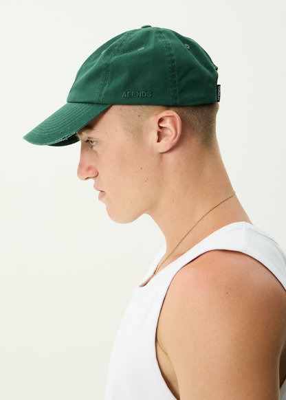 AFENDS Unisex Genesis - Six Panel Cap - Washed Pine