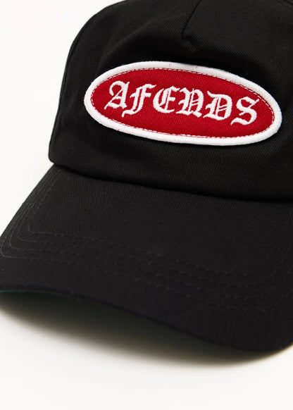 AFENDS Unisex Summit - Five Panel Cap - Black