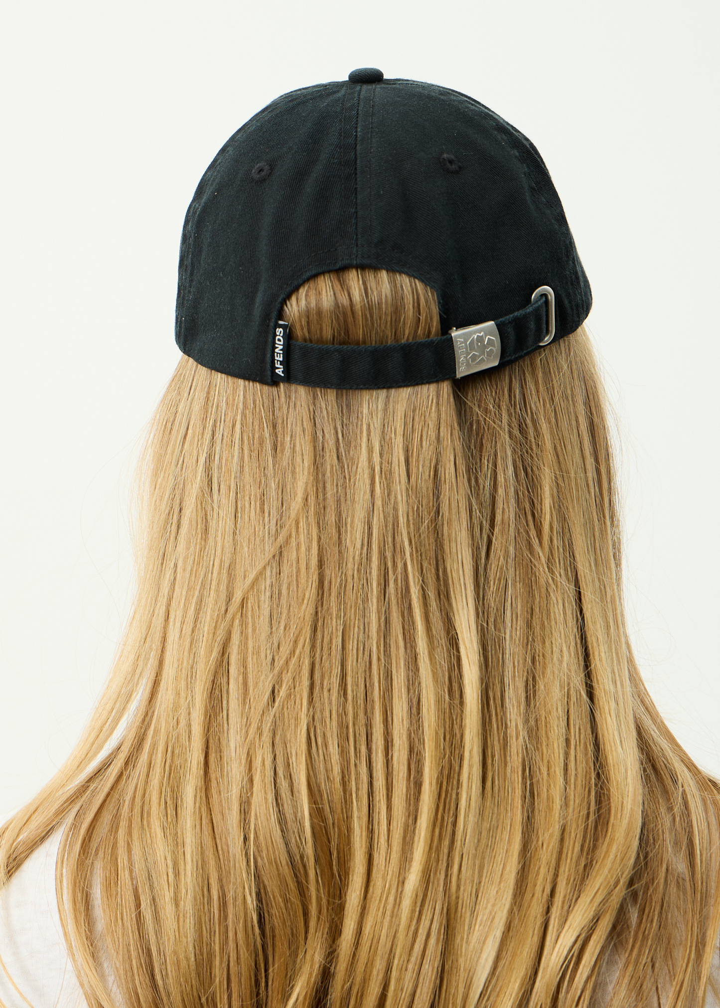 AFENDS Womens Garden Variety - Panelled Cap - Stone Black