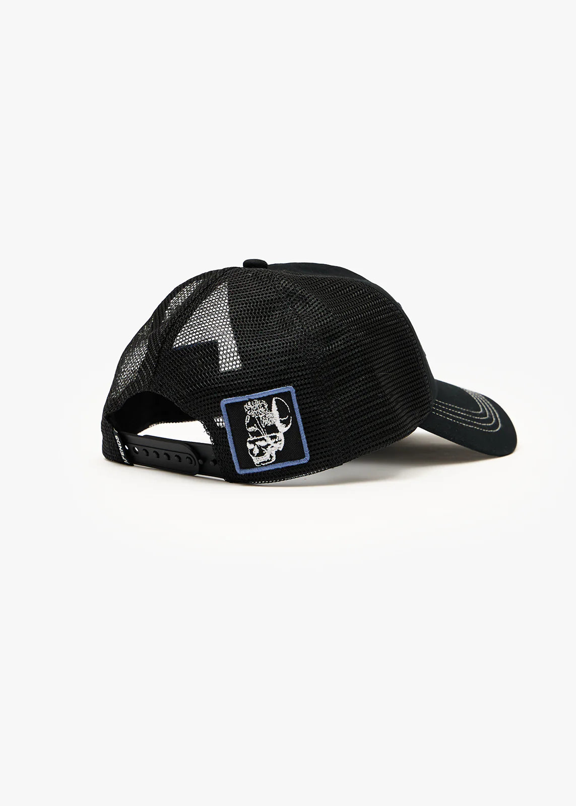 AFENDS Unisex Spiritual - Mesh Trucker Cap - Black