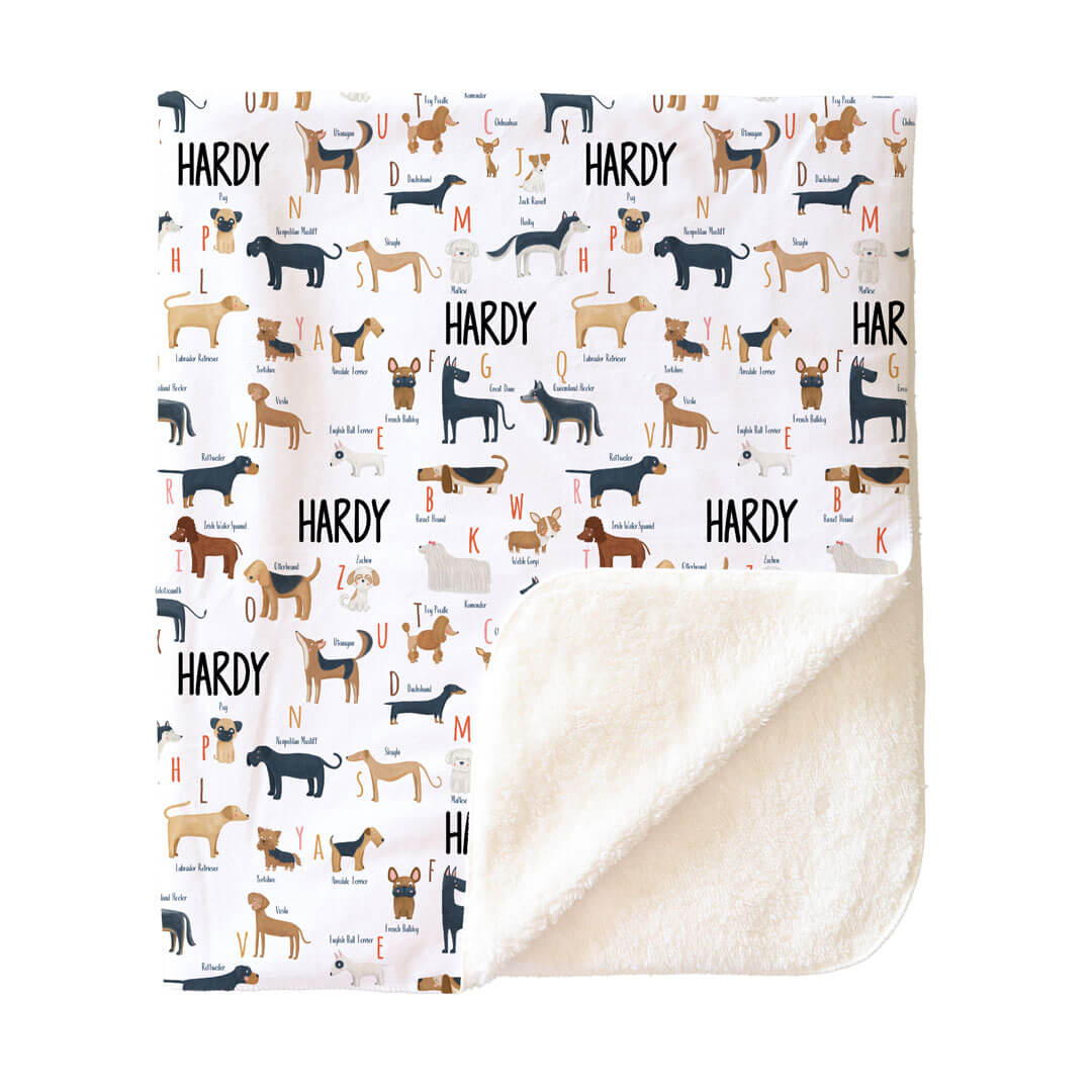ABC Paw-ty Personalized Kids Blanket