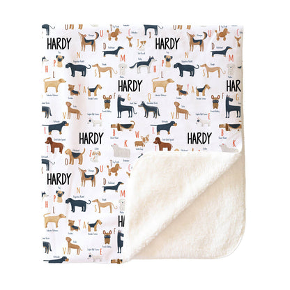 ABC Paw-ty Personalized Kids Blanket