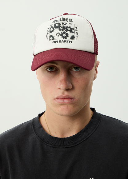 AFENDS Mens Heaven - Trucker Cap - White