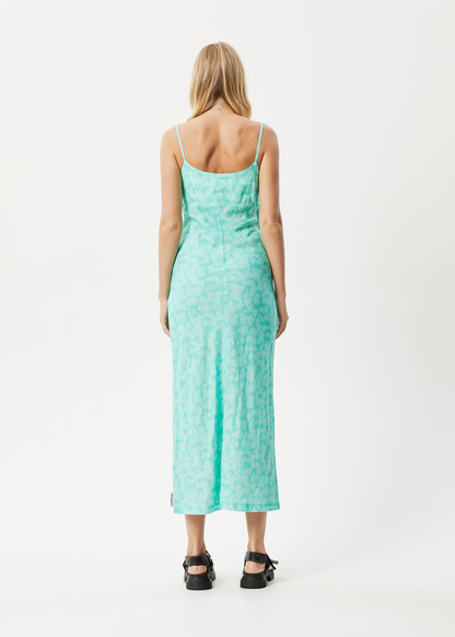 AFENDS Womens Benny - Maxi Dress - Jade Daisy